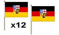 Saarland Hand Flags